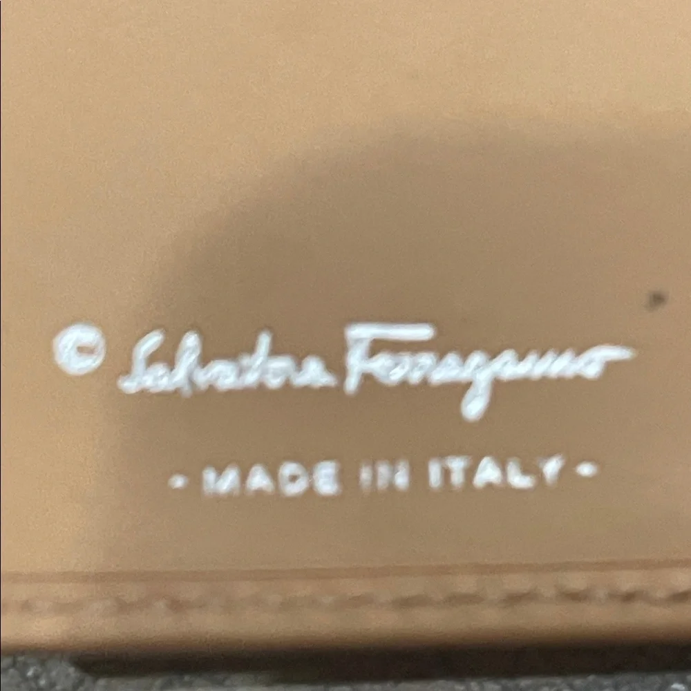 Salvatore Ferragamo Vintage Tan Leather Shoulder Bag and Wallet